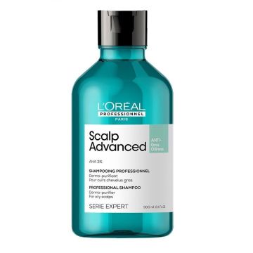 Loreal Professionnel Scalp Advanced Балансиращ шампоан за скалп, склонен към омазняване x300 мл