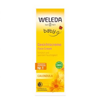 Weleda Baby Подхранващ крем за лице с невен за бебета и деца х50 мл