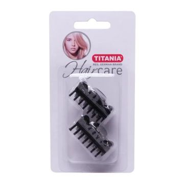 Titania Шнола за коса x2 броя, черна - 8019/2В