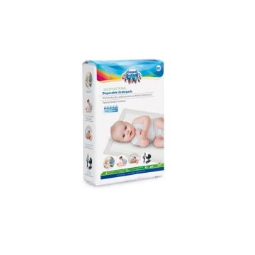 Canpol Babies Подложки за еднократна употреба, размер 90х60 см - 10 броя