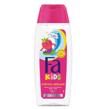 Fa Kids Surfing Mermaid Почистващ детски шампоан и душ-гел х250 мл