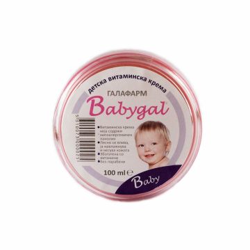 Babygal Крем за бебета и деца с хипоалергичен ланолин и витамини x100 мл