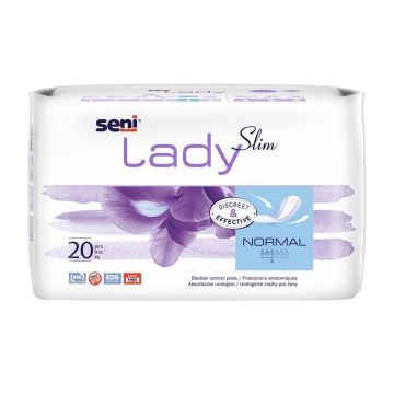 Seni Lady Slim Normal Урологични подложки за жени с капкова и лека инконтиненция х20 броя