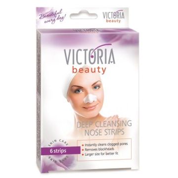 Victoria Beauty Face Care Лепенки за почистване на нос х6 броя