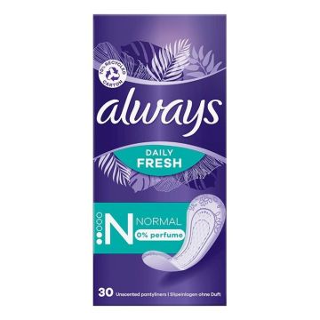 Always Normal Ежедневни дамски превръзки без аромат x30 броя