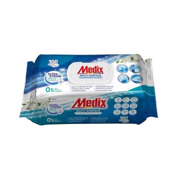 Medix Fresh Мултифункционални почистващи мокри кърпички х100 броя