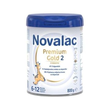 Novalac Premium Gold 2 Преходно мляко за кърмачета от 6 до 12 месеца х800 грама