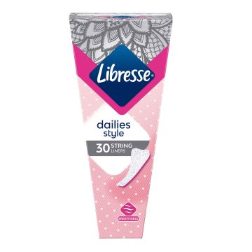 Libresse Daily Fresh Ежедневни дамски превръзки за бельо тип прашка х30 броя