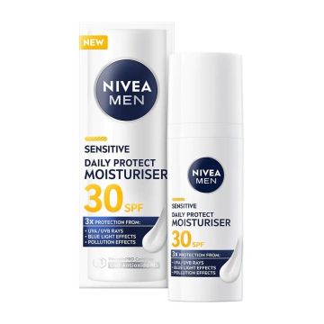 Nivea For Men Sensitive Крем за мъже за чувствителна кожа SPF30 х50 мл