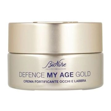 BioNike Defence My Age Gold Укрепващ крем за зоната около очите и устните x15 мл