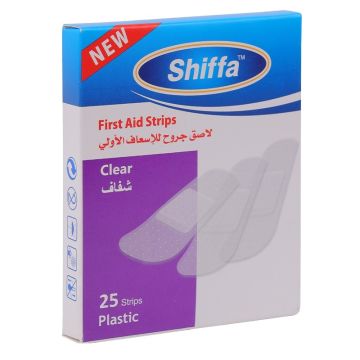 Shiffa Пластири прозрачни х25 броя