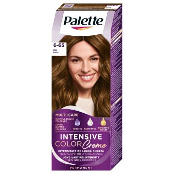 Palette Intensive Color Creme Дълготрайна крем боя за коса, 6-65 Nougat