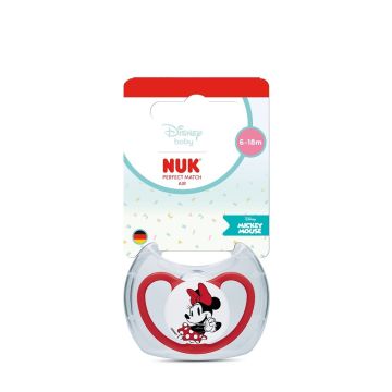 Nuk Perfect Match Air Силиконова залъгалка за деца от 6 до 18 месеца, мини