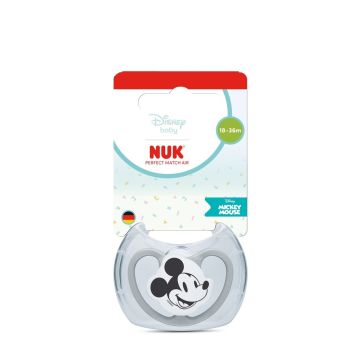 Nuk Perfect Match Air Силиконова залъгалка за деца от 18 до 36 месеца, Мини