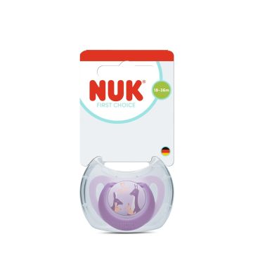 Nuk First Choice Силиконова залъгалка за деца от 18 до 36 месеца х1 брой, Кенгуру