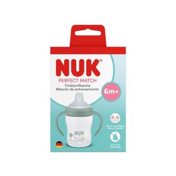 Nuk Perfect Match Шише за сок със силиконов накрайник за деца над 6 месеца х150 мл, Овца