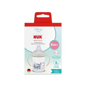 Nuk Perfect Match Шише за сок със силиконов накрайник за деца над 6 месеца х150 мл, Йори