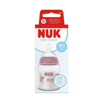 Nuk First Choice Шише за хранене за новородени х150 мл, Коала