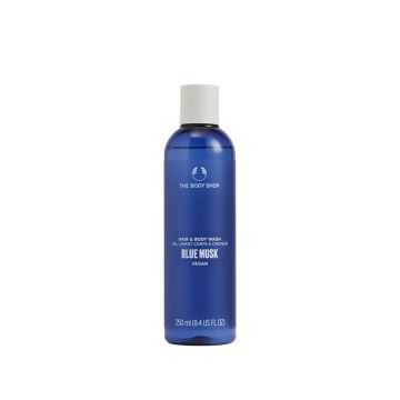 The Body Shop Blue Musk Душ гел и шампоан за коса и тяло х250 мл