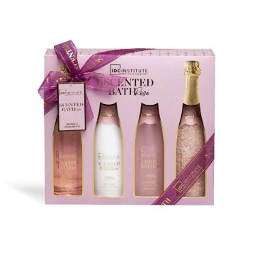 IDC Institute Scented Bath Champagne комплект за тяло от 4 части, 12167