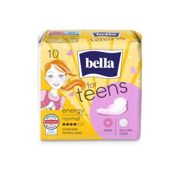Bella for Teens Ultra Energy Дамски превръзки с крилца х10 броя