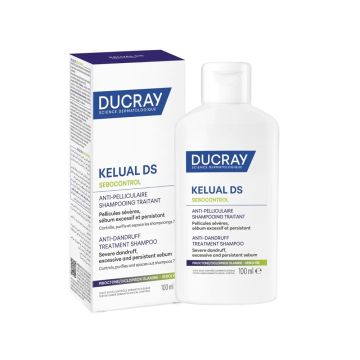 Ducray Kelual DS Sebocontrol Третиращ шампоан против пърхот х100 мл