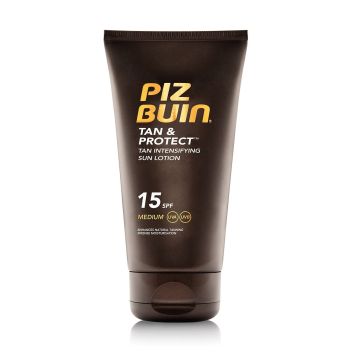 Piz Buin Tan & Protect Слънцезащитен лосион за тяло за бързо придобиване на тен SPF15 x150 мл