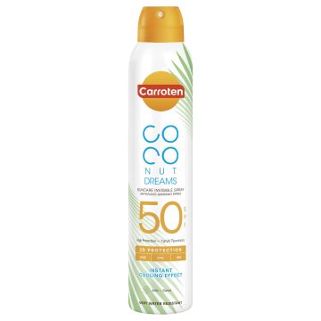 Carroten Coconut Dreams Слънцезащитен спрей за тяло SPF50 x200 мл