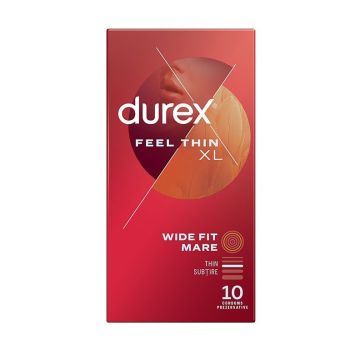 Durex Feel Thin Extra Large Презервативи, размер XL х10 броя