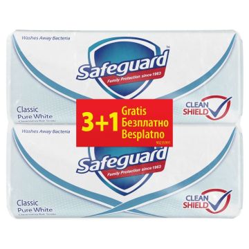 Safeguard Classic Антибактериален сапун за ръце 3+1 х90 грама