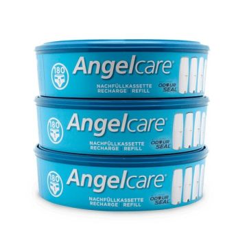 Angelcare Пълнител за кошче за употребени пелени x3 броя