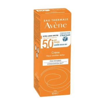 Avene Слънцезащитен крем за суха чувствителна кожа SPF50+ x50 мл