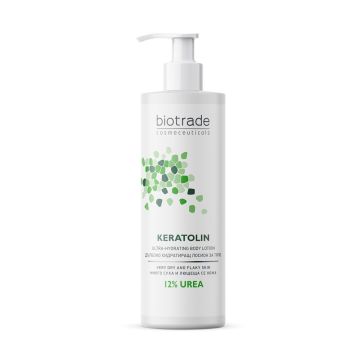 Biotrade Keratolin Възстановяващ лосион за тяло с 12% урея за много суха кожа х400 мл