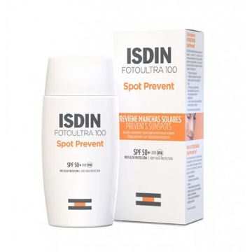 ISDIN Fotoultra 100 Spot Prevent Слънцезащитен флуид против пигментни петна SPF50+ x50 мл