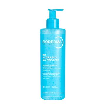 Bioderma Hydrabio Мицеларен почистващ и хидратиращ измиващ гел за лице х400 мл