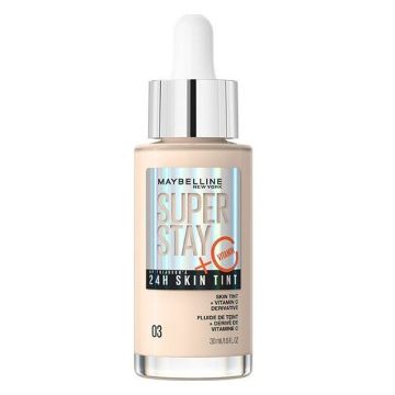 Maybelline Super Stay 24h Skin Tint Тониращ серум за лице с витамин C x30 мл, 03