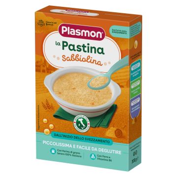 Plasmon Бебешка паста Sabbiolina 6+месеца x300 грама