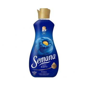 Semana Super Soft Protect Омекотител концентрат за дрехи х1200 мл, 60 пранета