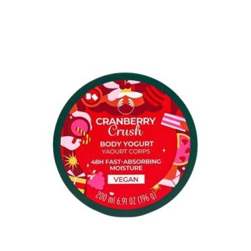 The Body Shop Cranberry Crush Йогурт за тяло с червена боровинка х200 мл
