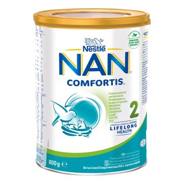 Nestle Nan Comfortis 2 Висококачествено обогатено  преходно мляко на прах, след 6-ия месец x800 грама