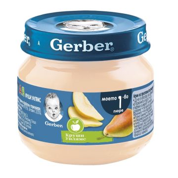 Gerber Пюре круши, Моето първо пюре х80 грама