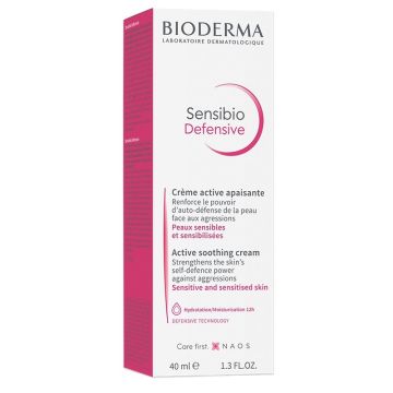 Bioderma Sensibio Defensive Активен успокояващ крем за лице за чувствителна кожа x40 мл