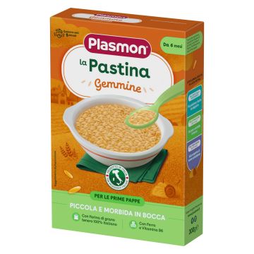 Plasmon Бебешка паста зрънца Gemmine 6+ месеца x300 грама