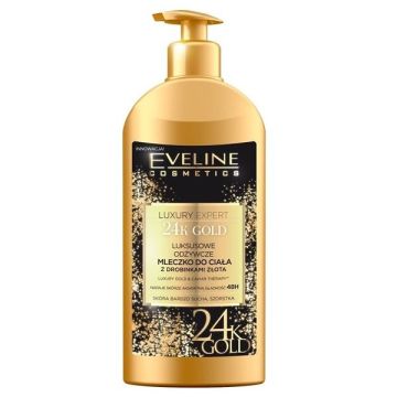 Eveline Luxury Expert 24k Gold Подхранващ лосион за тяло със златни частици х350 мл