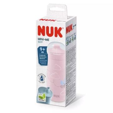 Nuk Mini Me Sip Чаша за пиене с твърд накрайник 9 м+ x300 мл, пеперуда