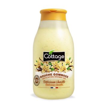 Cottage Vanilla Ексфолиращ душ гел за тяло с аромат на ванилия x270 мл