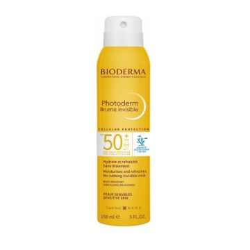 Bioderma Photoderm Brume Invisible Слънцезащитен спрей за лице и тяло SPF50+ x150 мл