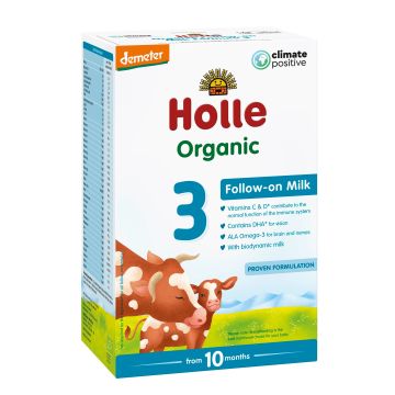 Holle Organic Преходно мляко за подрастващи деца от 10 месечна възраст x600 грама