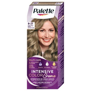 Palette Intensive Color Creme Дълготрайна крем боя за коса, 8-21 Ashy Light Blond