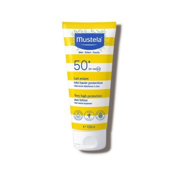 Mustela Слънцезащитен лосион с много висока защита SPF50+ за лице и тяло x100 мл
